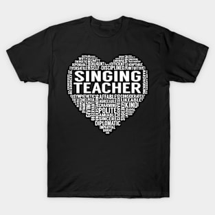 Singing Teacher Heart T-Shirt